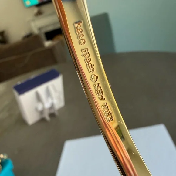 Kate Spade seafoam green bangle bracelet - Picture 4 of 4